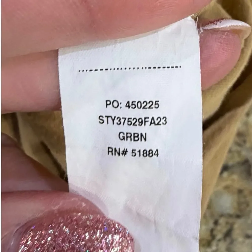 Patagonia Mens SZ L Tan P-6 Logo Responsibili-Tee Organic Cotton Crew Neck Shirt - Picture 10 of 14